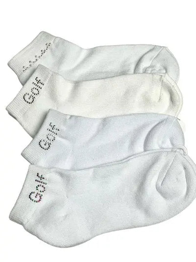 On the Tee- Cushioned Socks/ Beads & Pearls