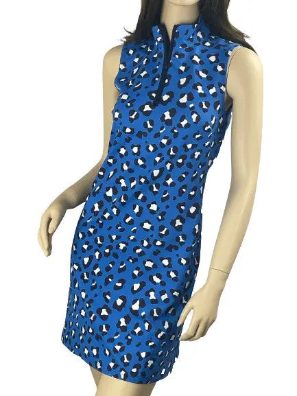 Melly M- Delray Stella Dress Royal/Navy/White(X-Large Only) For the Love of Golf Naples